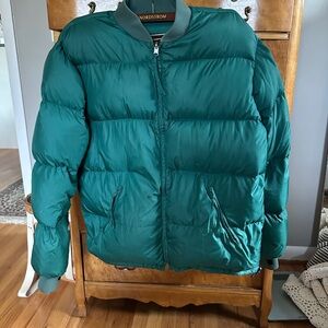 VINTAGE Large REI Green Puffer Jacket